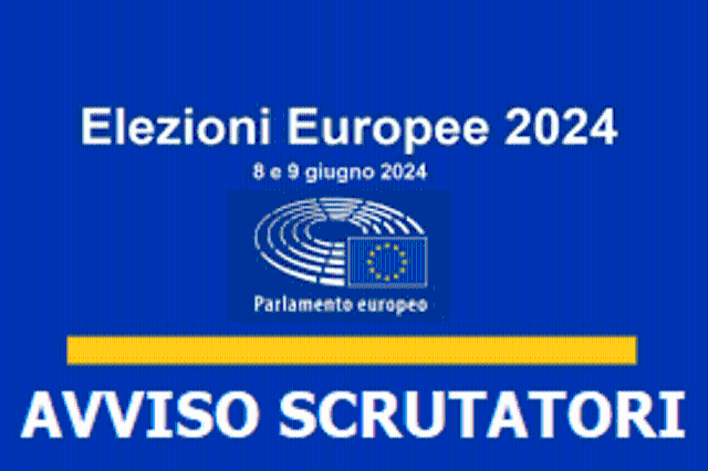 Elezioni Europee e Amministrative 2024 - Raccolta disponibilità delle persone idonee all’ufficio di Scrutatore