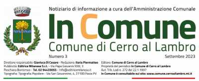 Periodico comunale settembre in corso di distribuzione