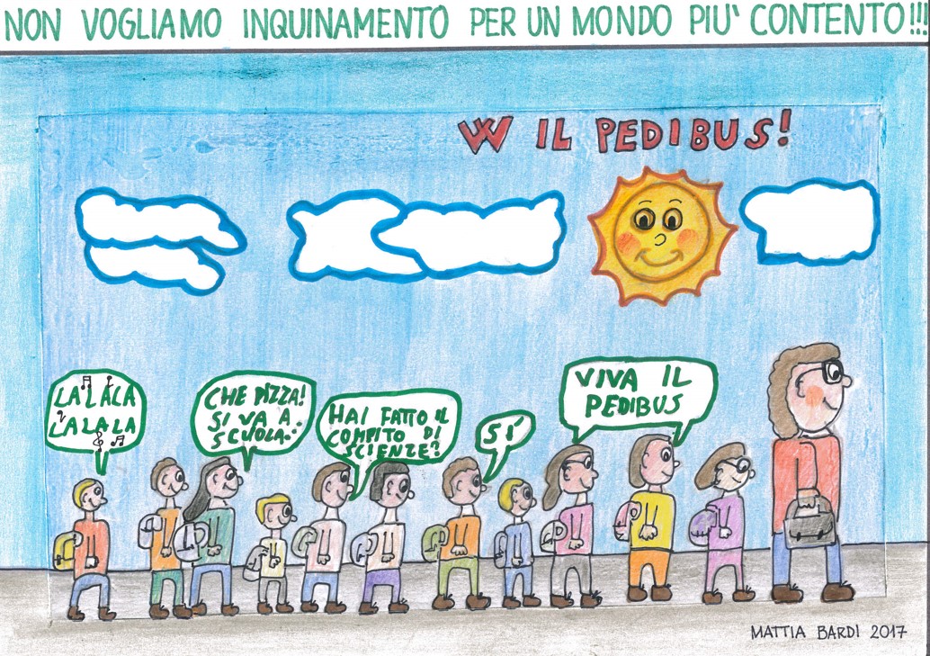 Messaggio dai Volontari e dai bambini del PEDIBUS