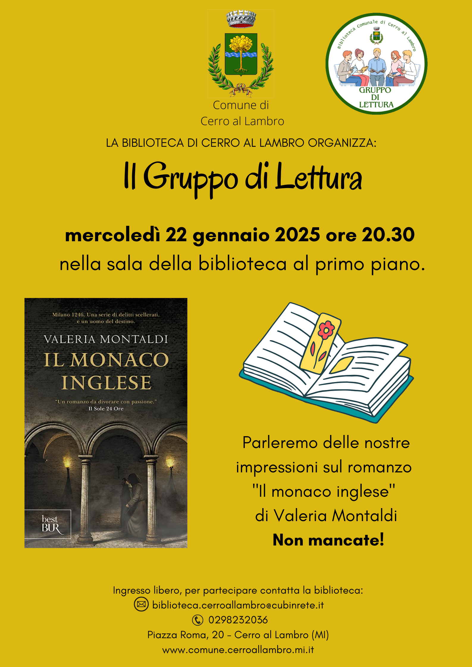 Gruppo di Lettura gennaio