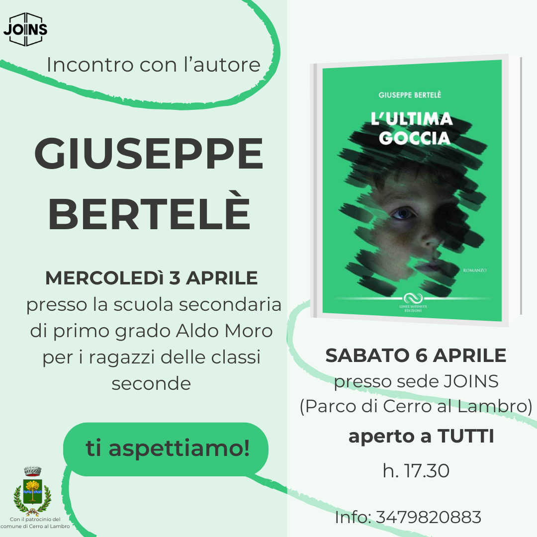 Incontro con l'autore Giuseppe Bertelè