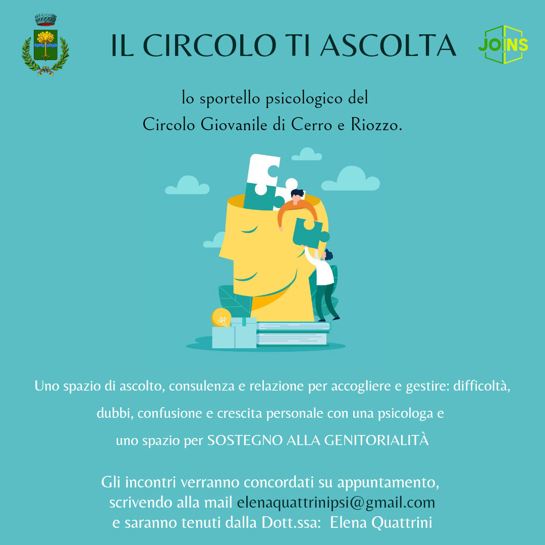 Il Circolo ti ascolta - sportello di ascolto - Circolo Giovanile Joins