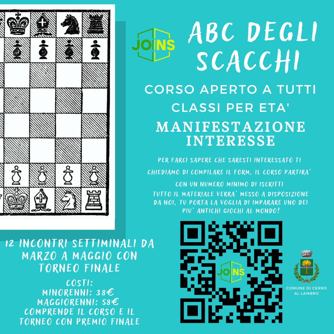 Manifestazione interesse corso scacchi