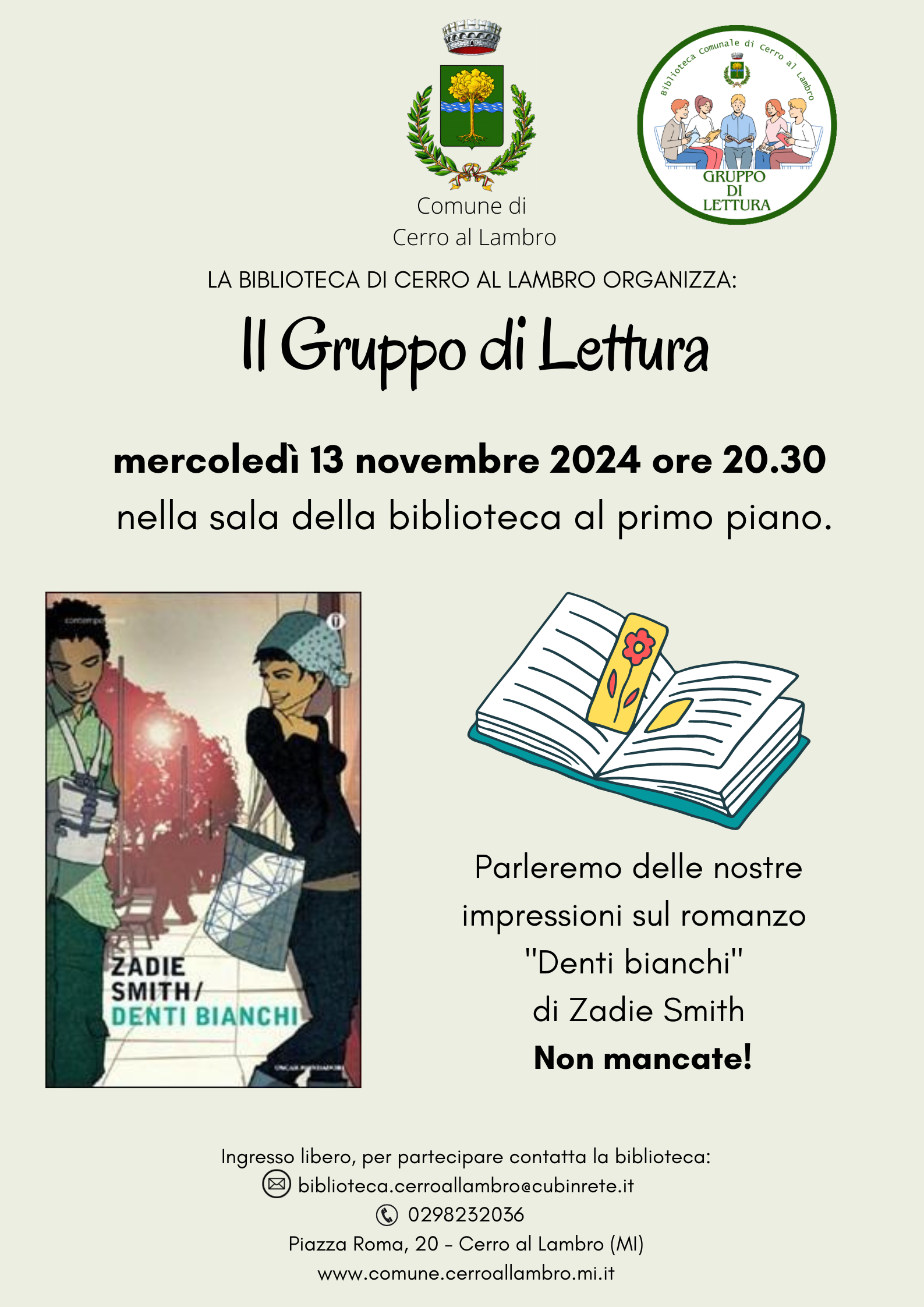 Incontro Gruppo Di Lettura