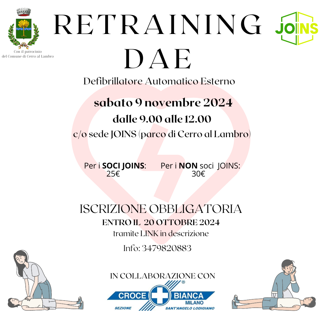 Retraining DAE - organizzato dal Circolo Giovanile Joins