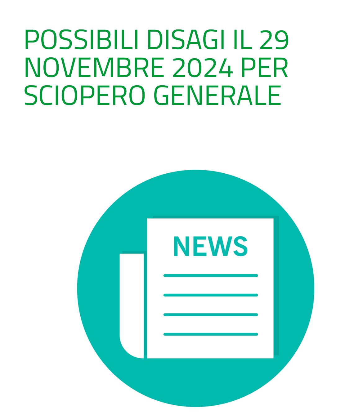 Sciopero Generale VENERDI' 29 NOVEMBRE - Cem Ambiente informa