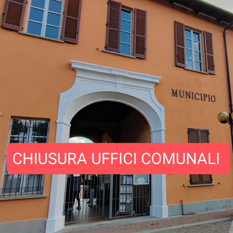 Chiusura Uffici Comunali venerdì 16 agosto