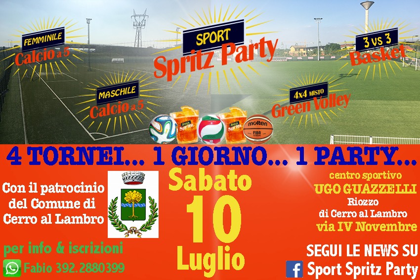 Sport spritz party