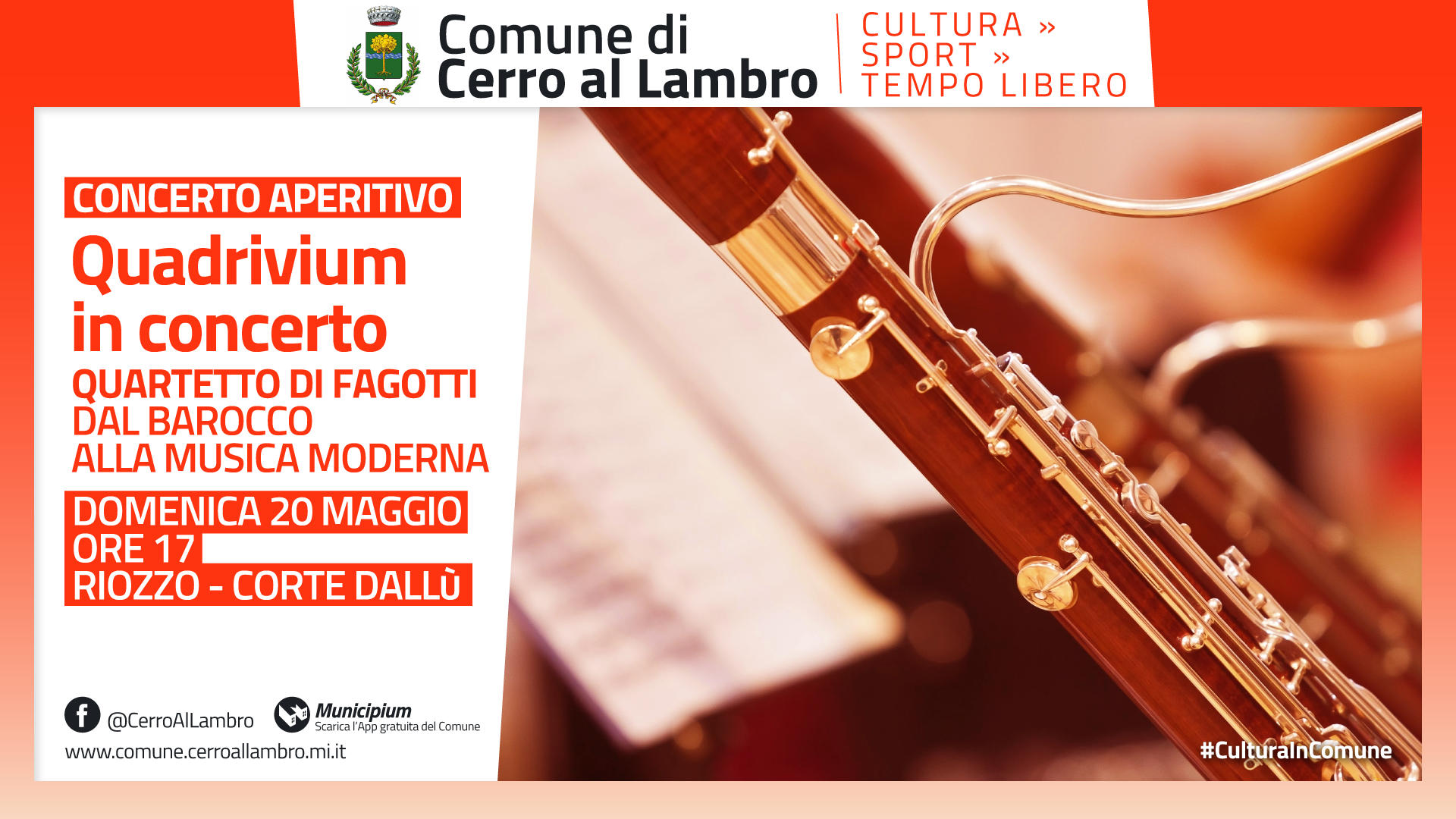 Il Concerto Aperitivo della Sagra - Domenica 20 maggio 2018 ore 17 Corte Dallù