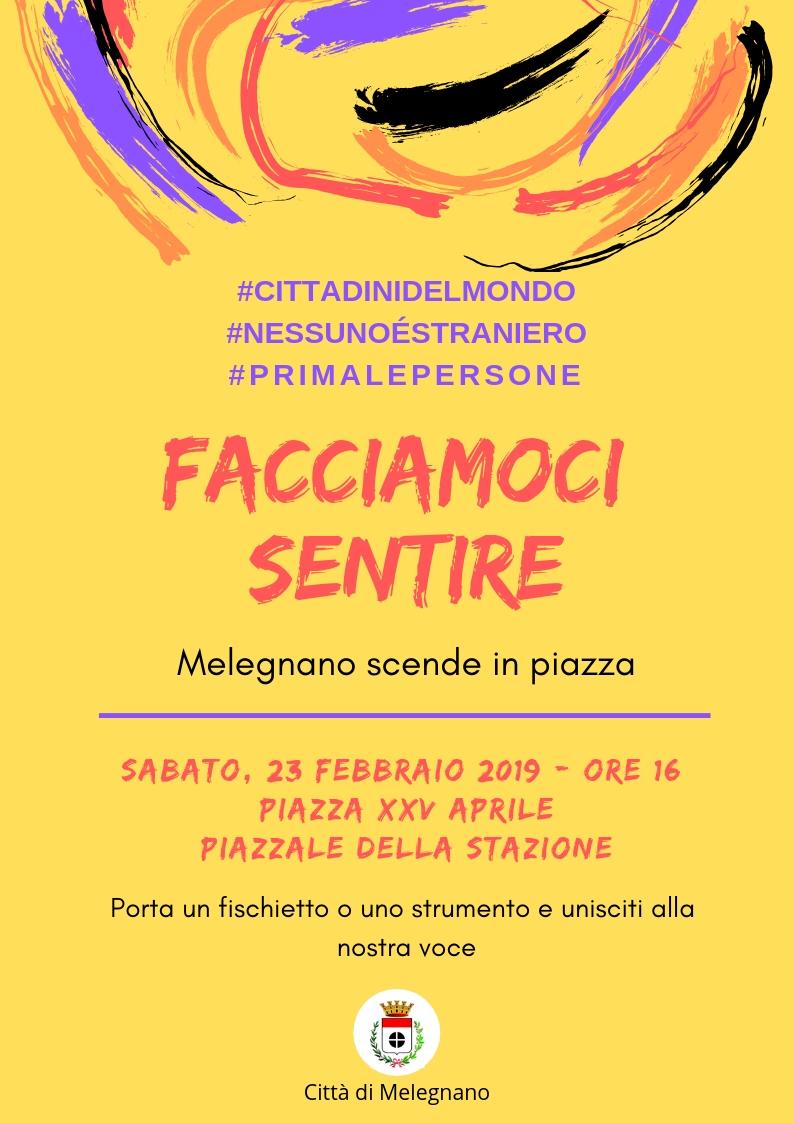 Manifestazione pubblica contro ogni discriminazione: FACCIAMOCI SENTIRE