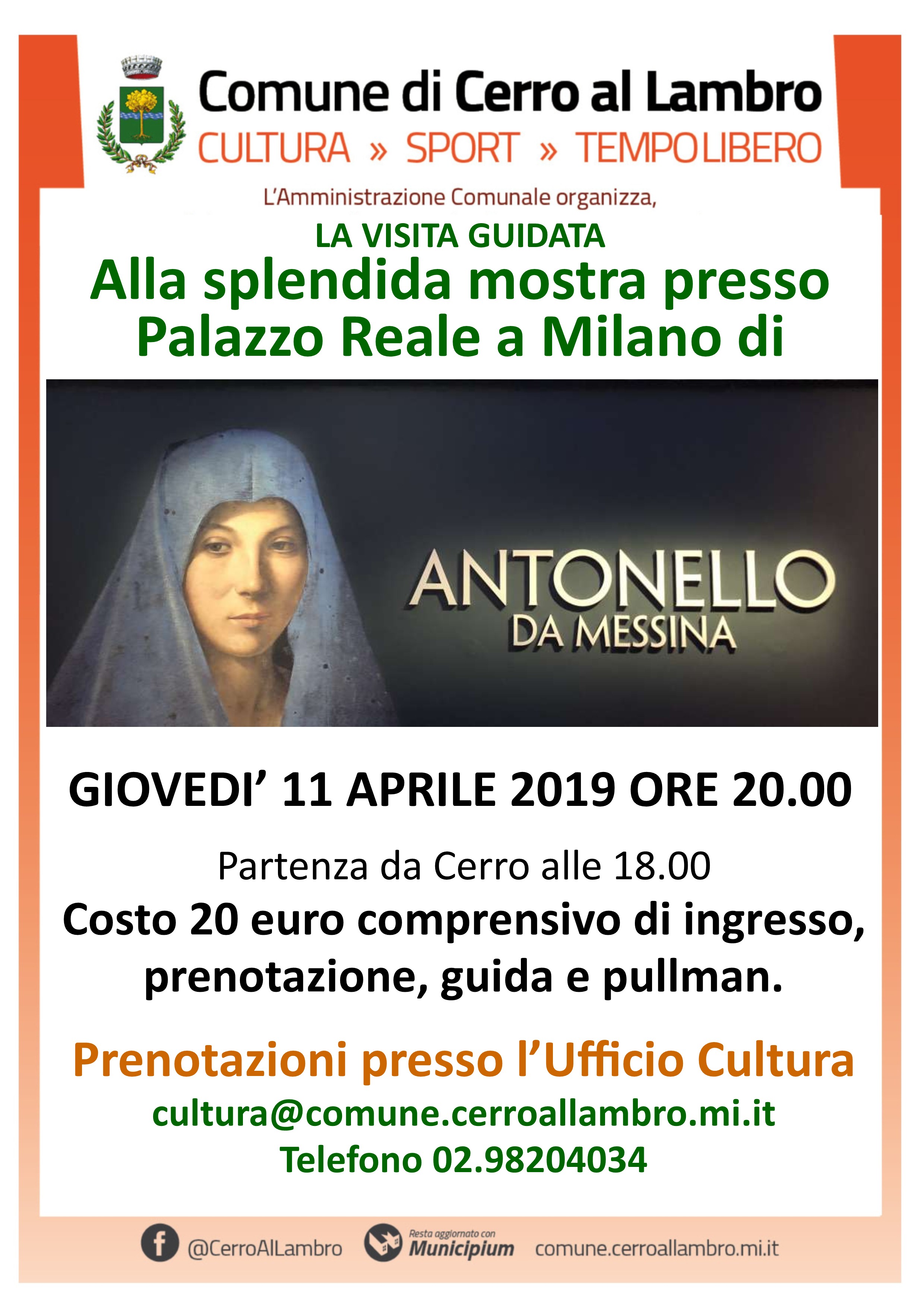 Antonello da Messina – Visita guidata giovedì 11 aprile
