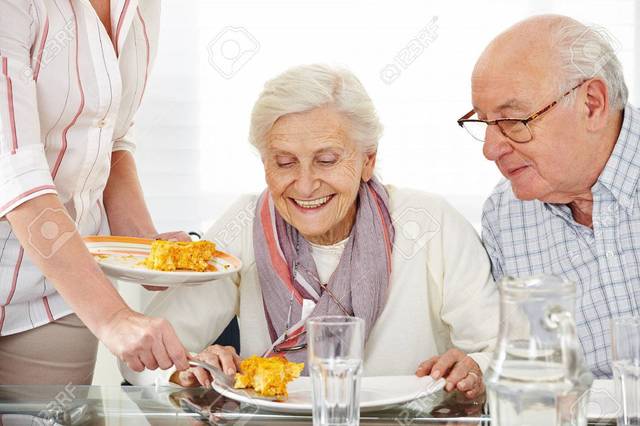 Pranzi per gli anziani