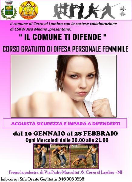 Un corso di difesa personale femminile